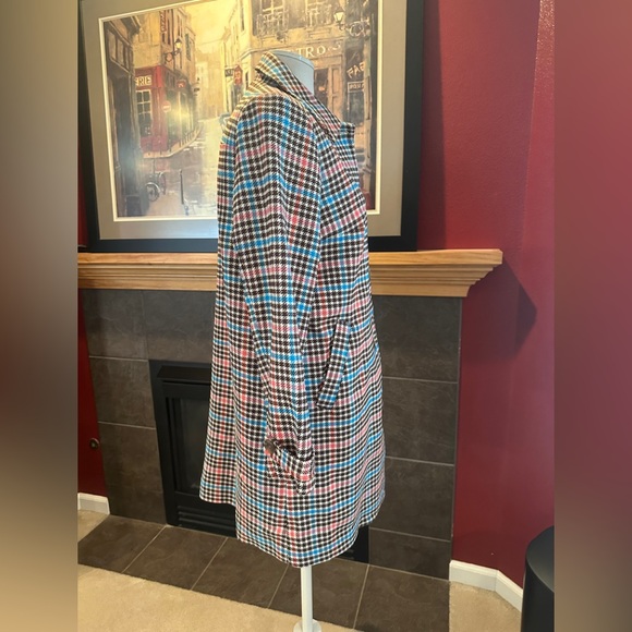 NWT plaid fall coat - Picture 3 of 12